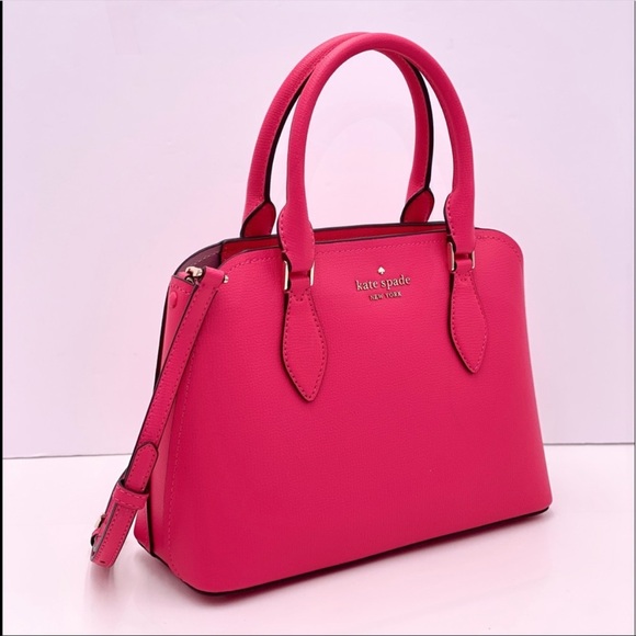 Kate Spade Darcy Small Satchel Crossbody Bikini Pink - Picture 5 of 10